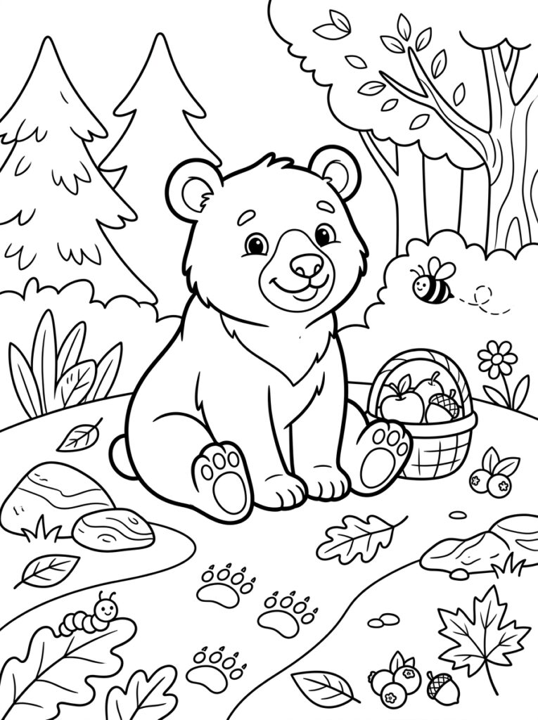 Dieren voor kinderen Kleurplaten (Gratis PDF Printables) 27 - gratis kleurplaat om te printen