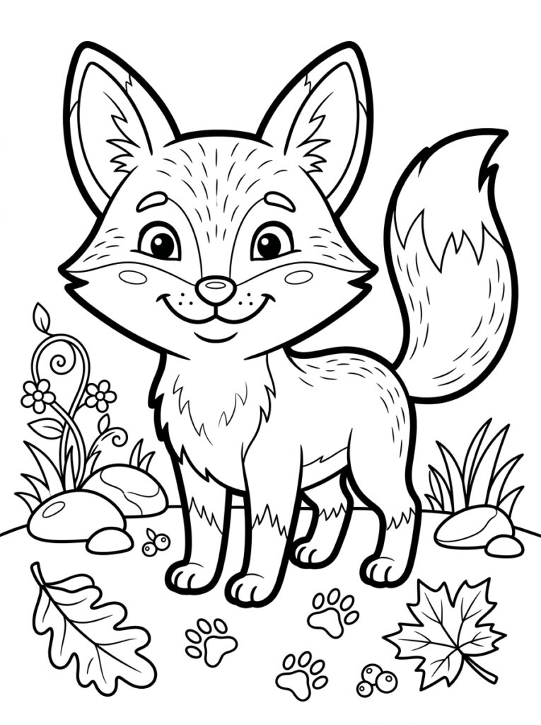 Dieren voor kinderen Kleurplaten (Gratis PDF Printables) 36 - gratis kleurplaat om te printen