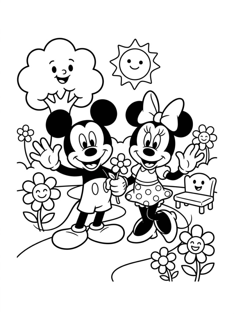 Disney Kleurplaten (Gratis PDF Printables) 09 - gratis kleurplaat om te printen