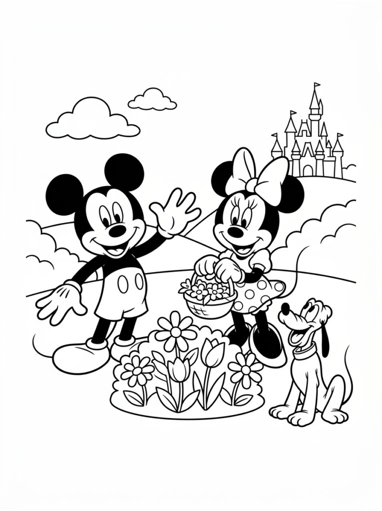 Disney Kleurplaten (Gratis PDF Printables) 10 - gratis kleurplaat om te printen
