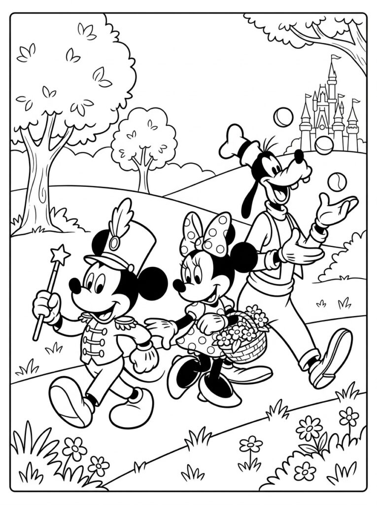 Disney Kleurplaten (Gratis PDF Printables) 13 - gratis kleurplaat om te printen