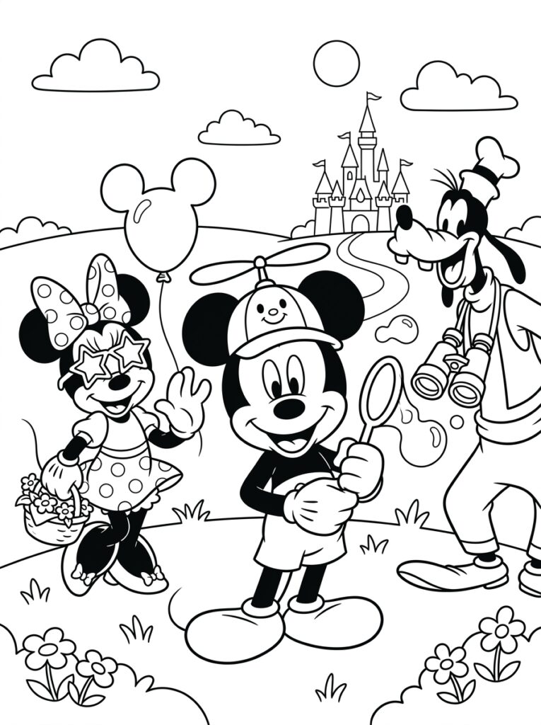 Disney Kleurplaten (Gratis PDF Printables) 14 - gratis kleurplaat om te printen