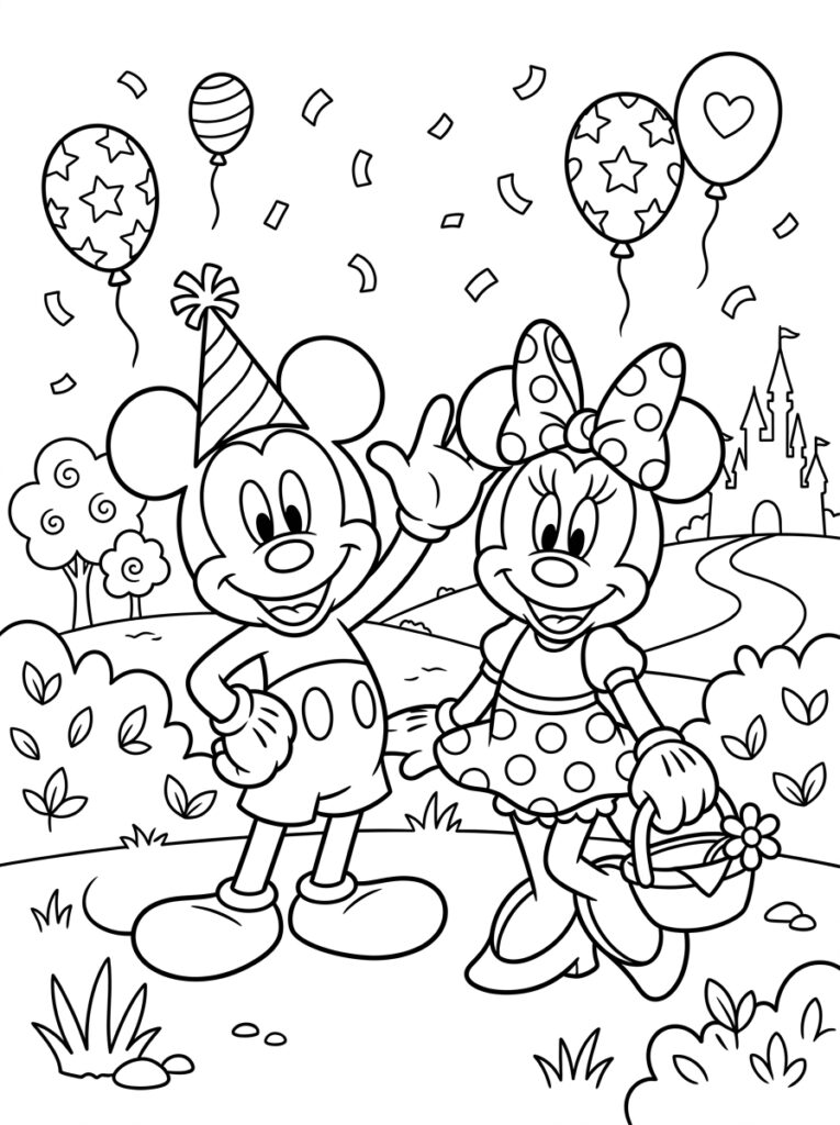 Disney Kleurplaten (Gratis PDF Printables) 15 - gratis kleurplaat om te printen