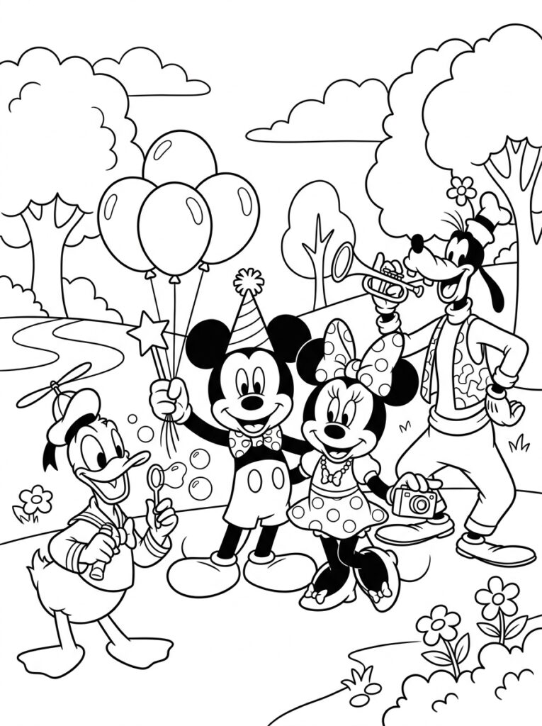 Disney Kleurplaten (Gratis PDF Printables) 16 - gratis kleurplaat om te printen