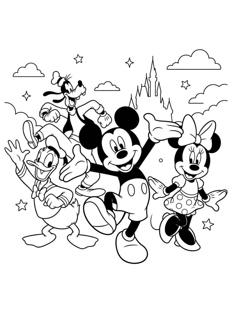 Disney Kleurplaten (Gratis PDF Printables) 17 - gratis kleurplaat om te printen
