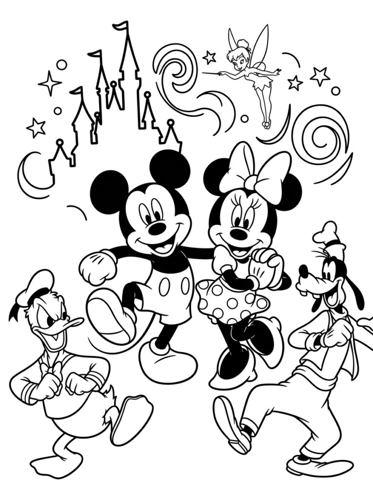 Disney Kleurplaten (Gratis PDF Printables) 18 - gratis kleurplaat om te printen
