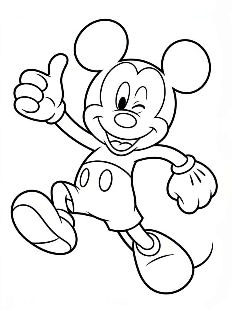 Disney Kleurplaten (Gratis PDF Printables) 19 - gratis kleurplaat om te printen
