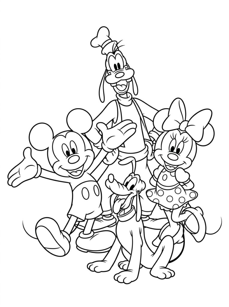 Disney Kleurplaten (Gratis PDF Printables) 20 - gratis kleurplaat om te printen