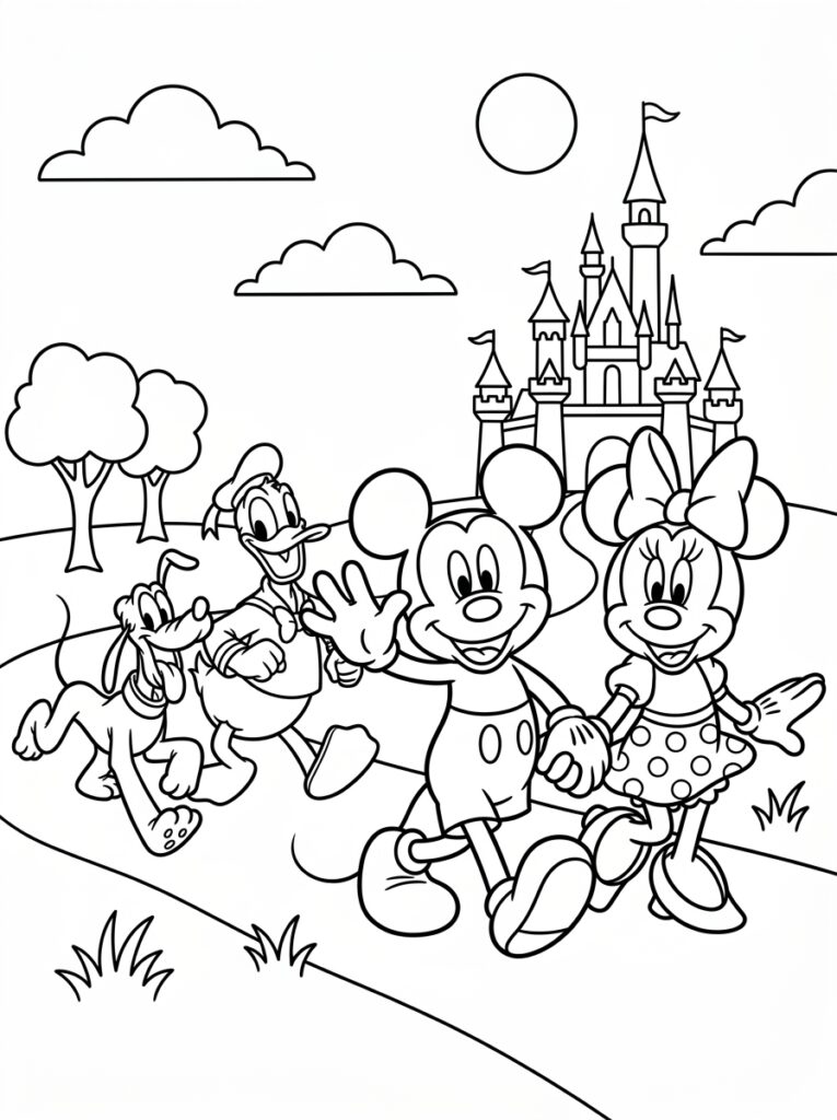 Disney Kleurplaten (Gratis PDF Printables) 21 - gratis kleurplaat om te printen