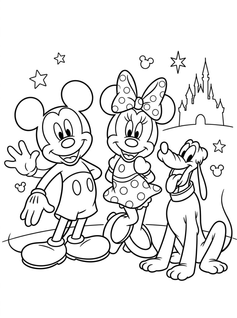Disney Kleurplaten (Gratis PDF Printables) 22 - gratis kleurplaat om te printen