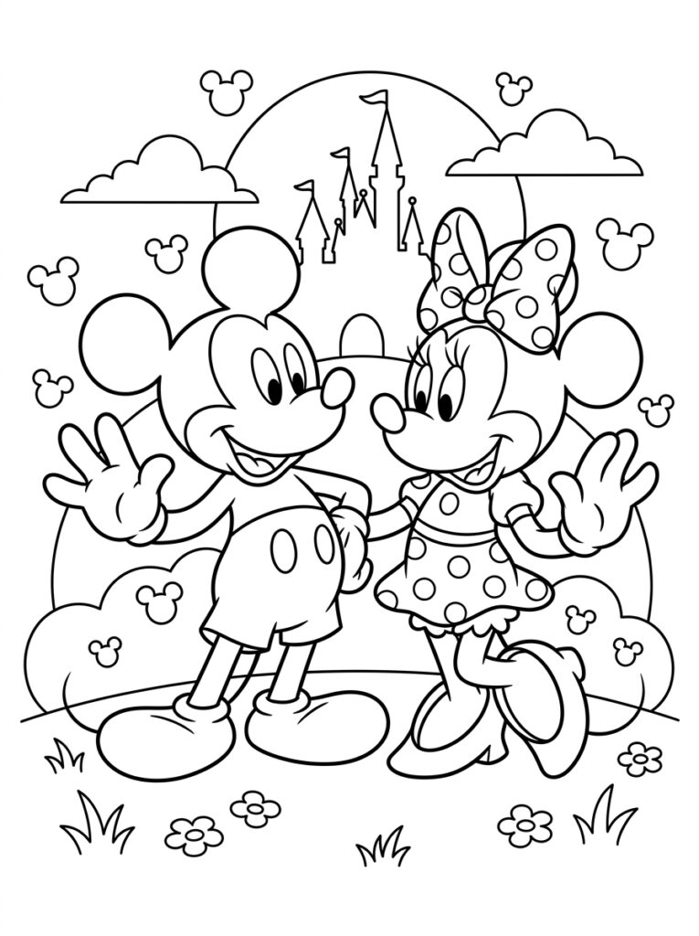 Disney Kleurplaten (Gratis PDF Printables) 24 - gratis kleurplaat om te printen