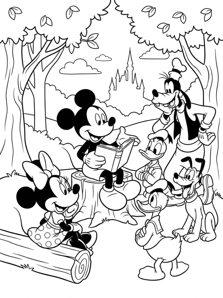 Disney Kleurplaten (Gratis PDF Printables) 27 - gratis kleurplaat om te printen