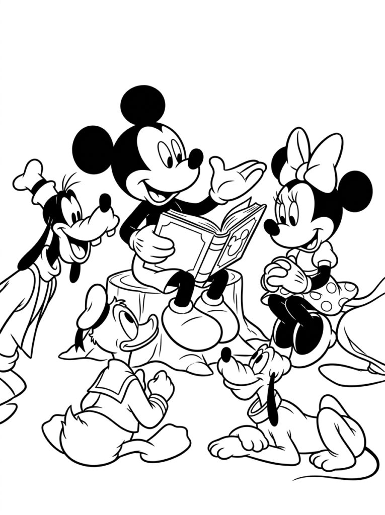 Disney Kleurplaten (Gratis PDF Printables) 28 - gratis kleurplaat om te printen