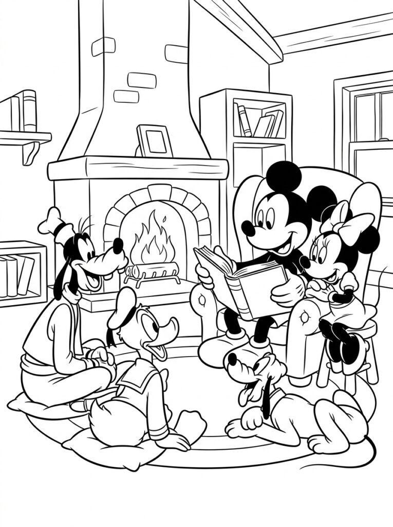 Disney Kleurplaten (Gratis PDF Printables) 29 - gratis kleurplaat om te printen