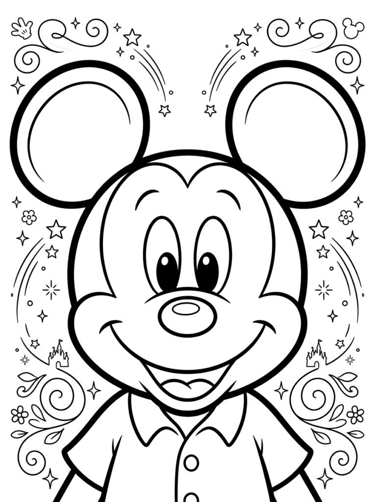 Disney Kleurplaten (Gratis PDF Printables) 30 - gratis kleurplaat om te printen