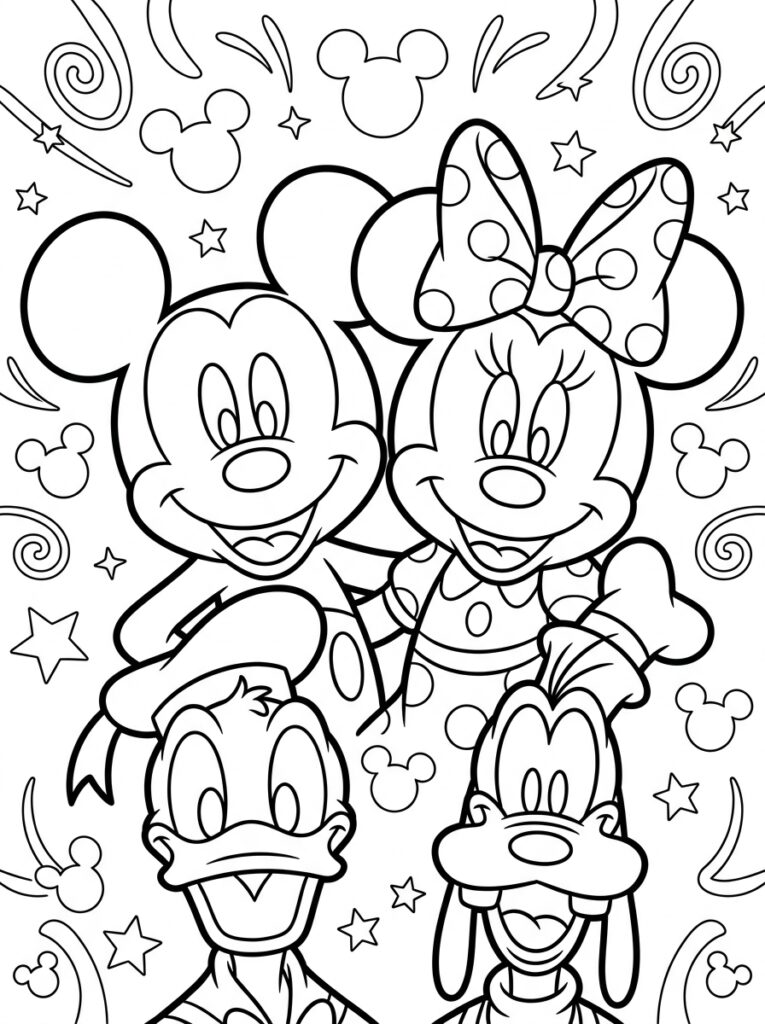 Disney Kleurplaten (Gratis PDF Printables) 31 - gratis kleurplaat om te printen