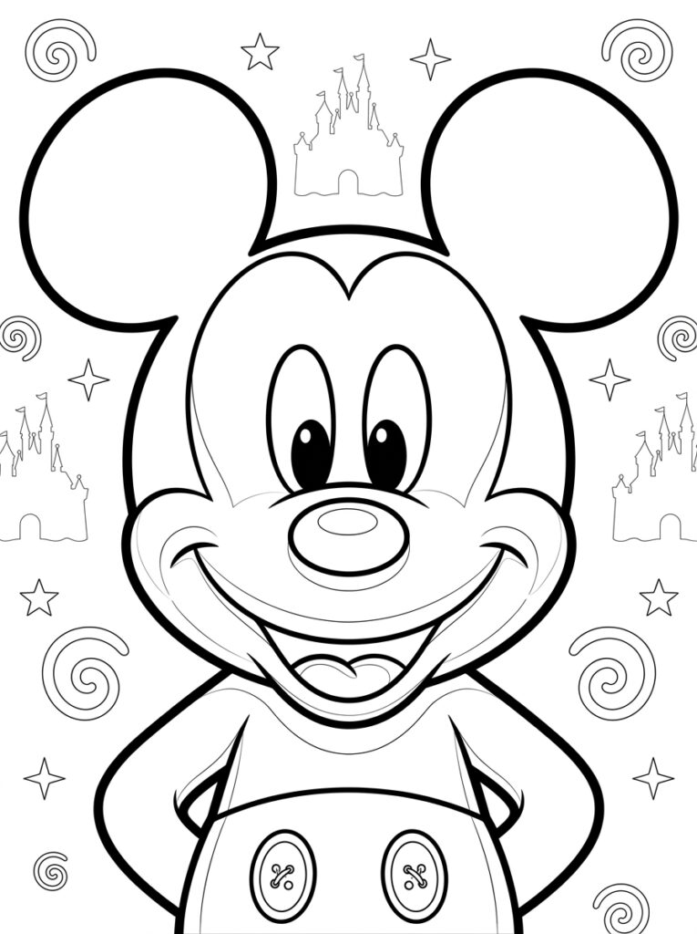 Disney Kleurplaten (Gratis PDF Printables) 32 - gratis kleurplaat om te printen