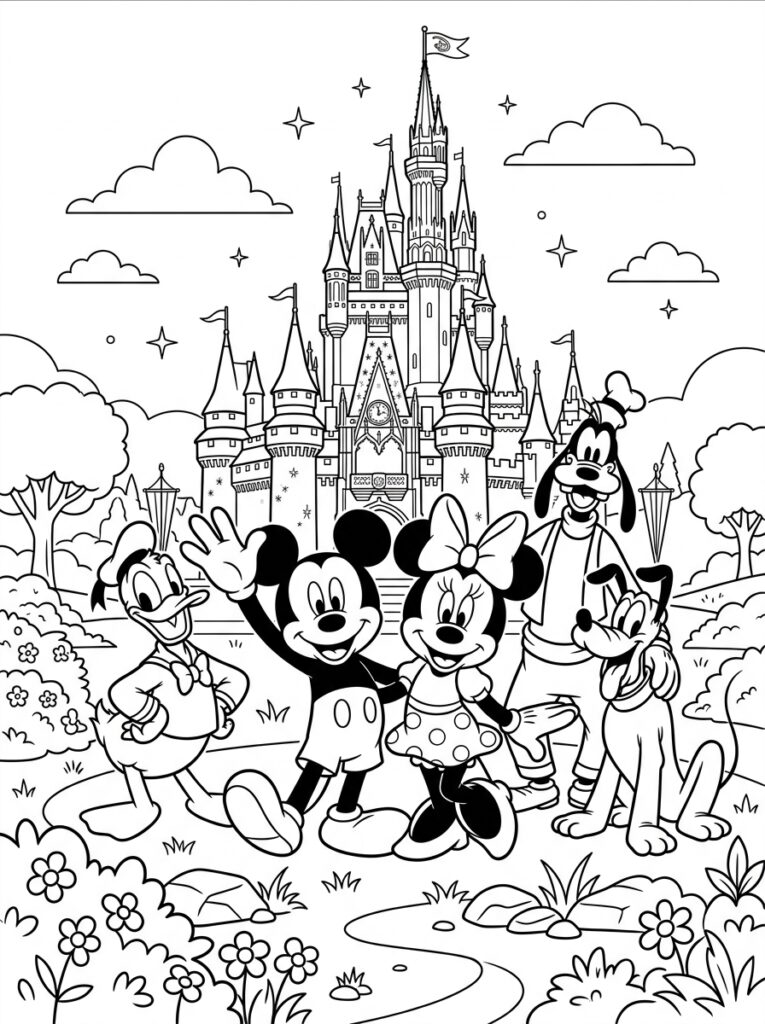 Disney Kleurplaten (Gratis PDF Printables) 33 - gratis kleurplaat om te printen