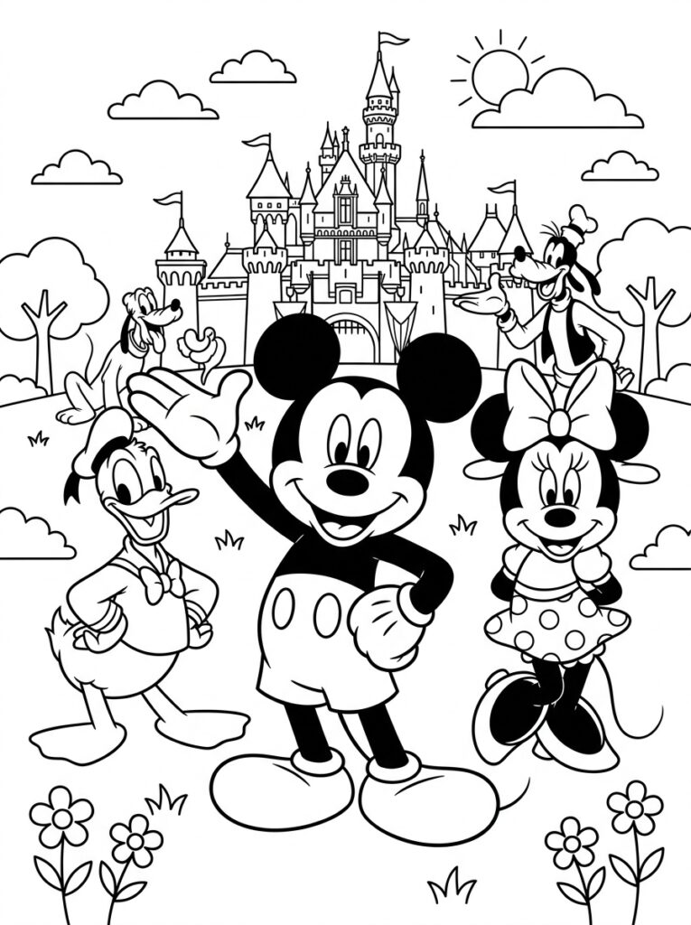 Disney Kleurplaten (Gratis PDF Printables) 34 - gratis kleurplaat om te printen