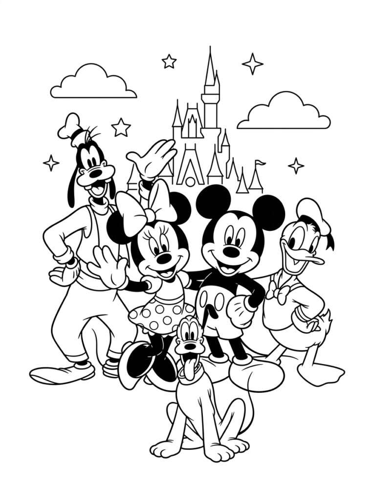 Disney Kleurplaten (Gratis PDF Printables) 35 - gratis kleurplaat om te printen
