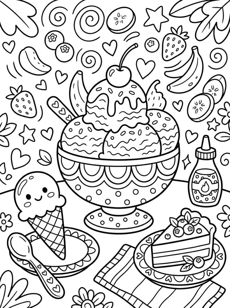 IJs Kleurplaten (Gratis PDF Printables) 07 - gratis kleurplaat om te printen