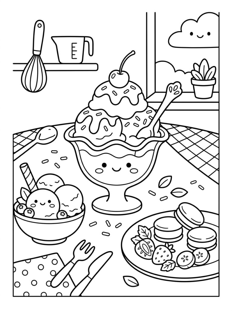 IJs Kleurplaten (Gratis PDF Printables) 10 - gratis kleurplaat om te printen