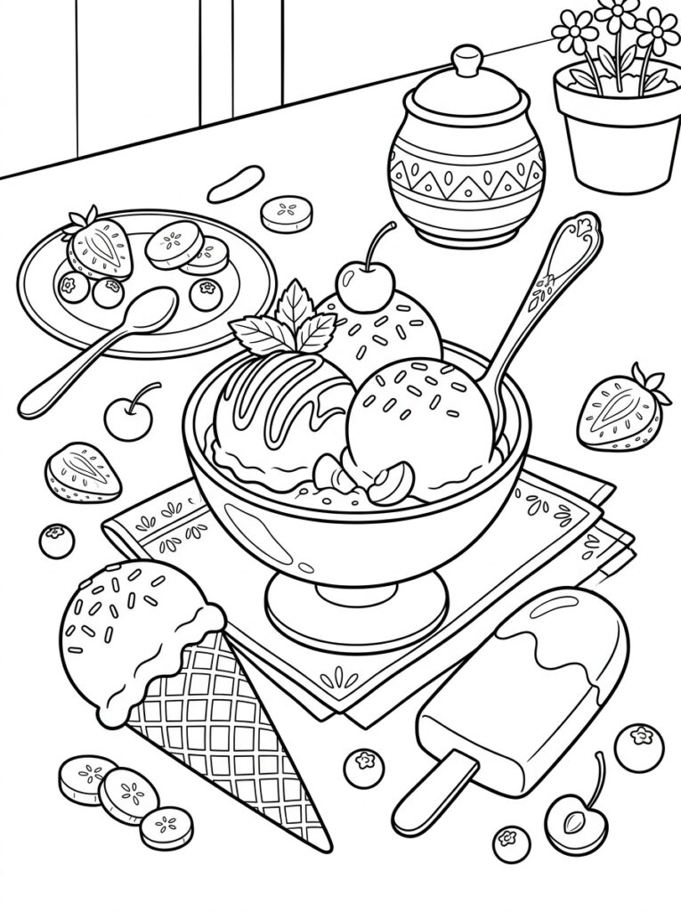 IJs Kleurplaten (Gratis PDF Printables) 11 - gratis kleurplaat om te printen