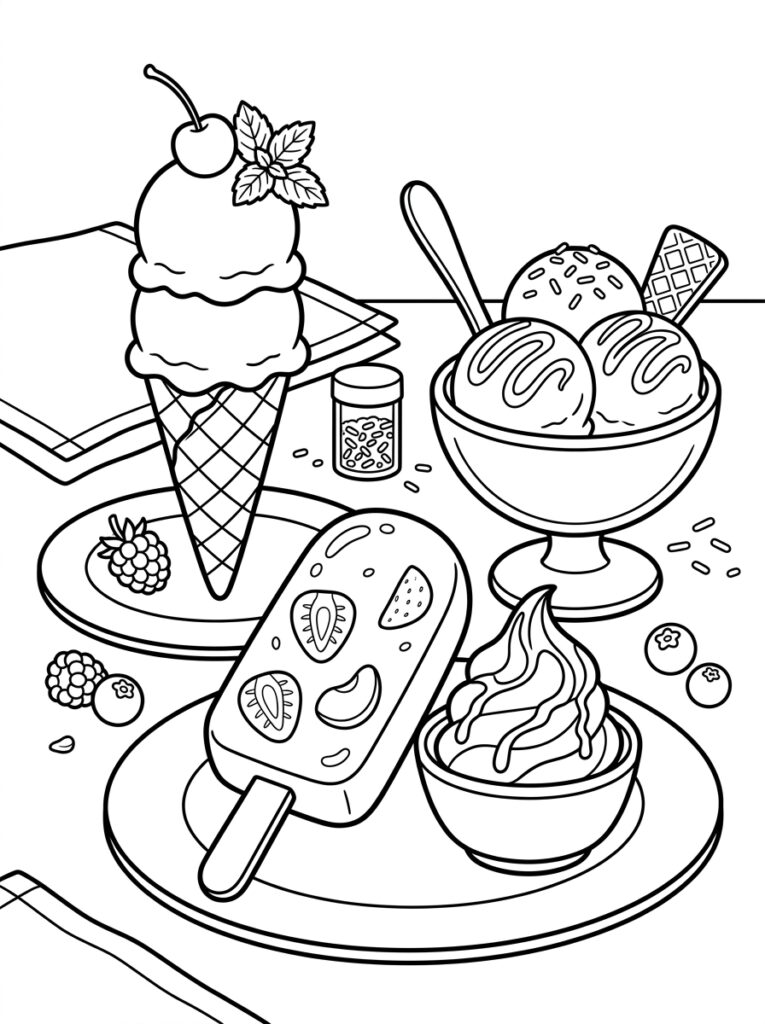 IJs Kleurplaten (Gratis PDF Printables) 14 - gratis kleurplaat om te printen