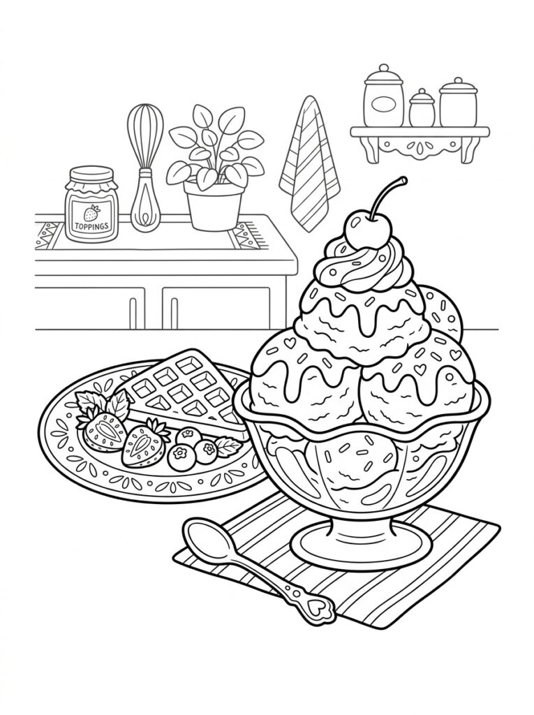 IJs Kleurplaten (Gratis PDF Printables) 21 - gratis kleurplaat om te printen