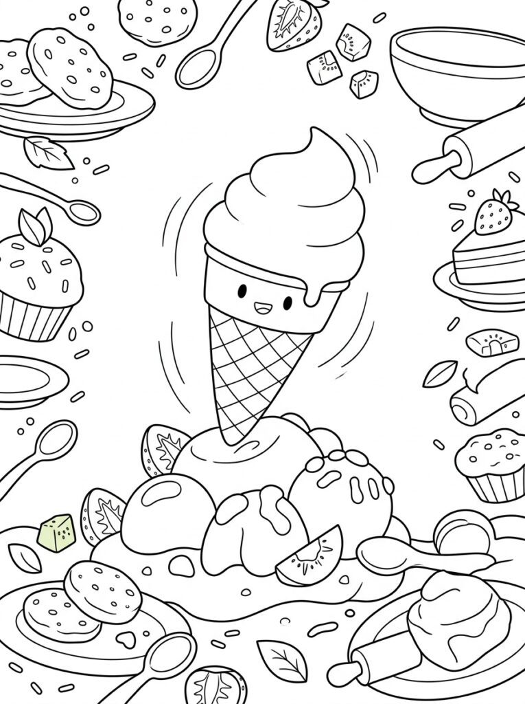 IJs Kleurplaten (Gratis PDF Printables) 24 - gratis kleurplaat om te printen
