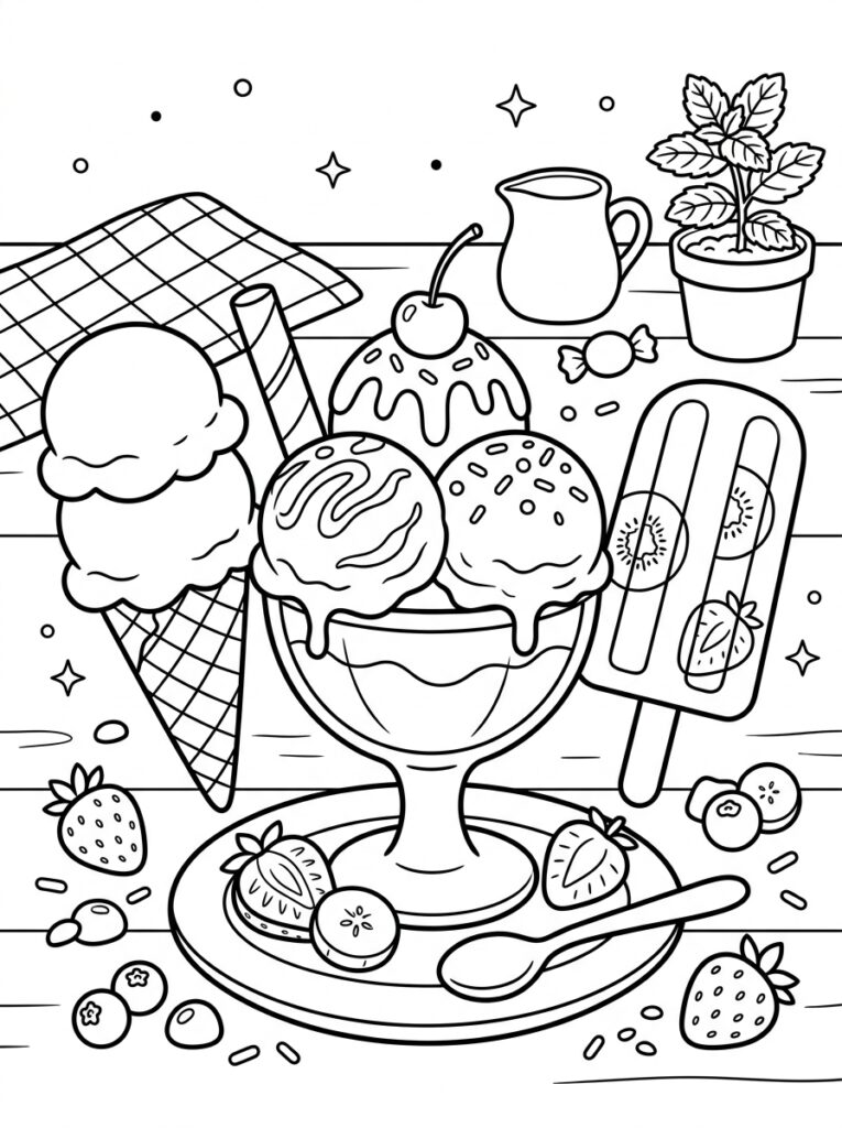 IJs Kleurplaten (Gratis PDF Printables) 28 - gratis kleurplaat om te printen