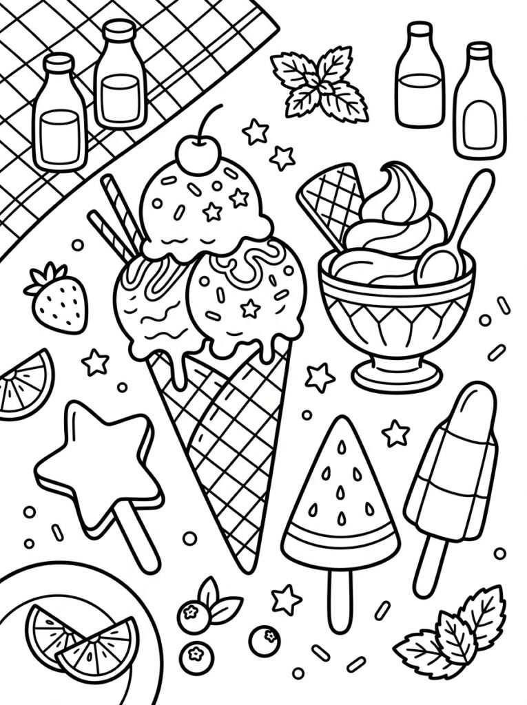 IJs Kleurplaten (Gratis PDF Printables) 31 - gratis kleurplaat om te printen