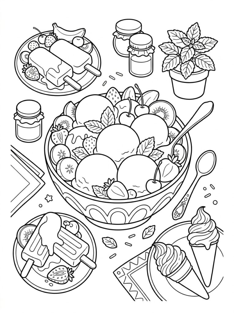 IJs Kleurplaten (Gratis PDF Printables) 32 - gratis kleurplaat om te printen
