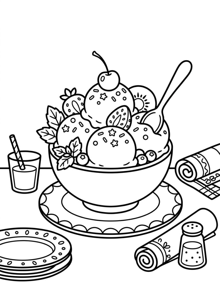 IJs Kleurplaten (Gratis PDF Printables) 34 - gratis kleurplaat om te printen