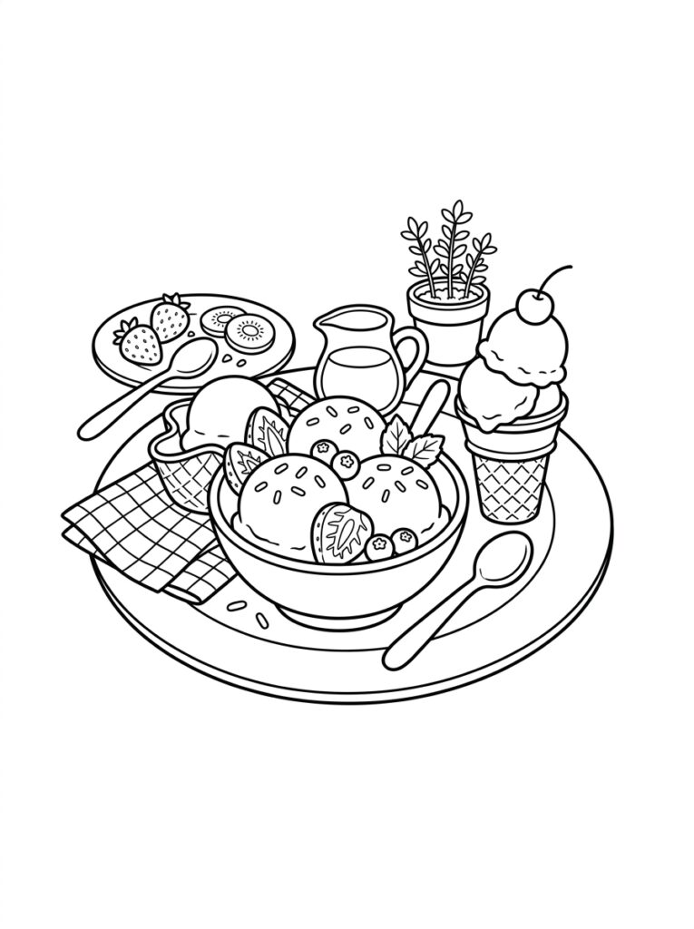 IJs Kleurplaten (Gratis PDF Printables) 35 - gratis kleurplaat om te printen