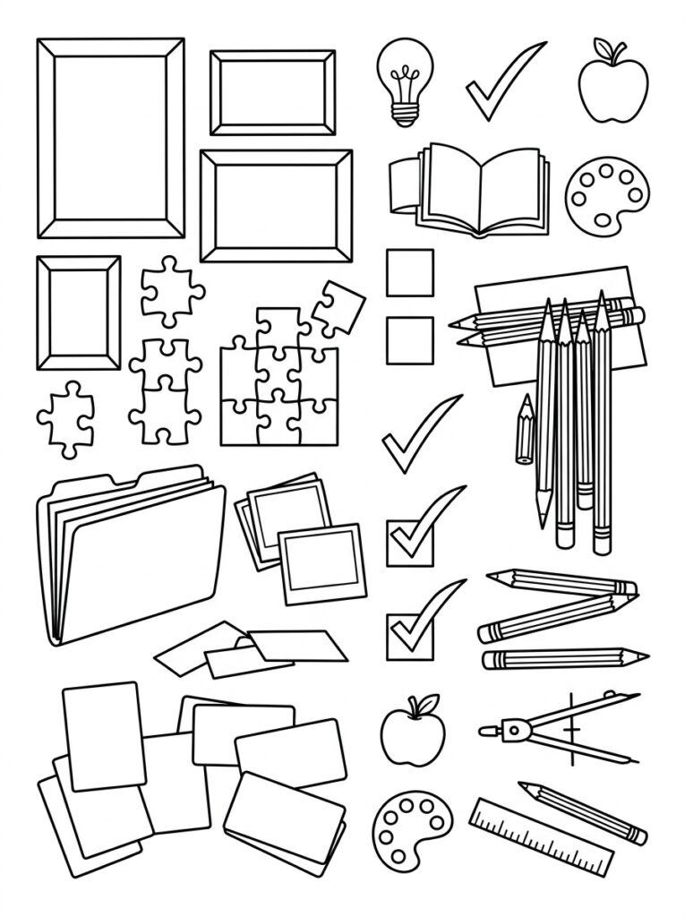 Kleurplaten van Foto's (Gratis PDF Printables) 04 - gratis kleurplaat om te printen
