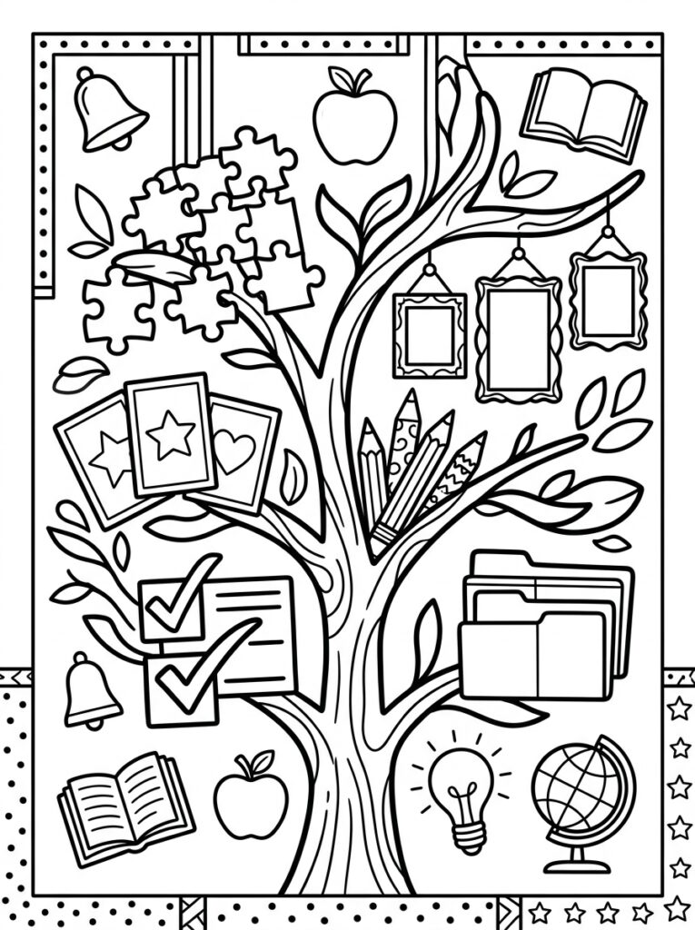 Kleurplaten van Foto's (Gratis PDF Printables) 06 - gratis kleurplaat om te printen