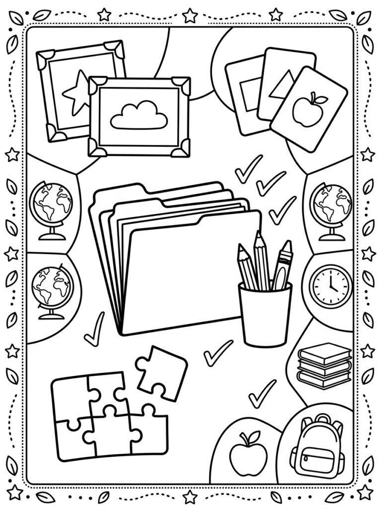 Kleurplaten van Foto's (Gratis PDF Printables) 07 - gratis kleurplaat om te printen