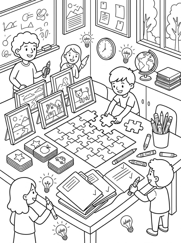 Kleurplaten van Foto's (Gratis PDF Printables) 09 - gratis kleurplaat om te printen