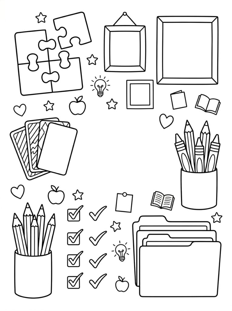 Kleurplaten van Foto's (Gratis PDF Printables) 13 - gratis kleurplaat om te printen