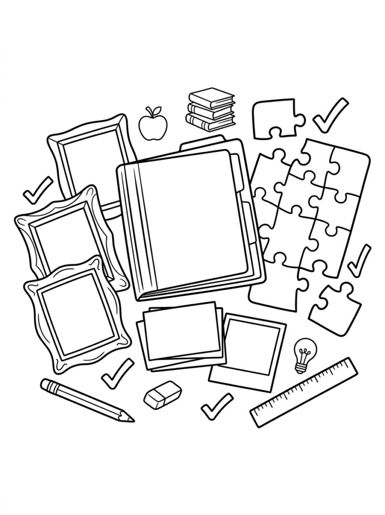 Kleurplaten van Foto's (Gratis PDF Printables) 14 - gratis kleurplaat om te printen
