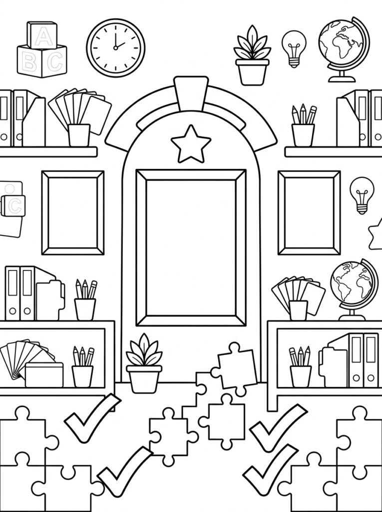 Kleurplaten van Foto's (Gratis PDF Printables) 17 - gratis kleurplaat om te printen