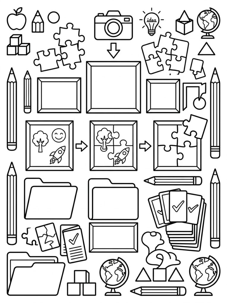 Kleurplaten van Foto's (Gratis PDF Printables) 19 - gratis kleurplaat om te printen
