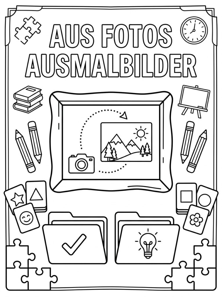 Kleurplaten van Foto's (Gratis PDF Printables) 20 - gratis kleurplaat om te printen
