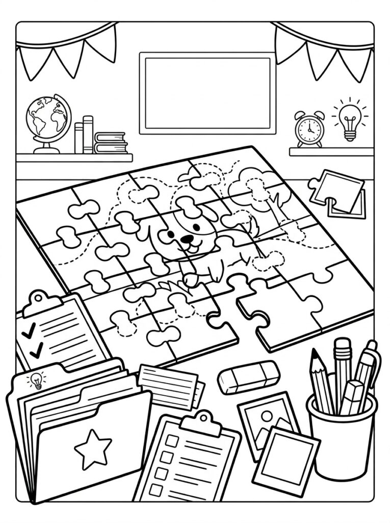 Kleurplaten van Foto's (Gratis PDF Printables) 22 - gratis kleurplaat om te printen