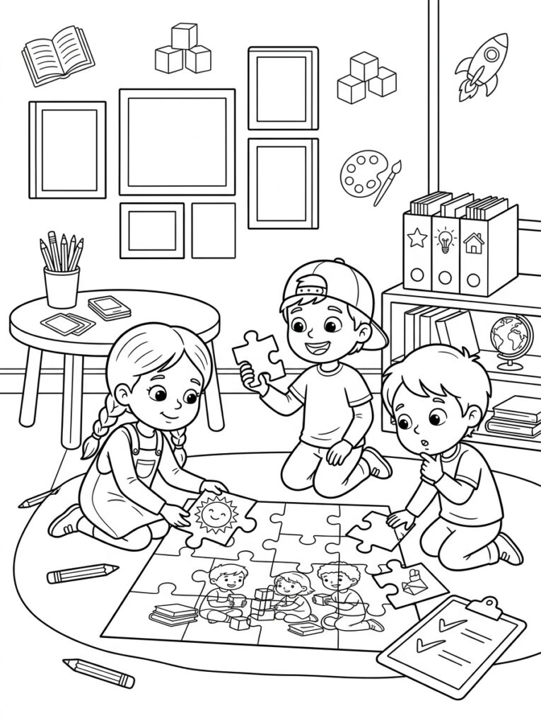 Kleurplaten van Foto's (Gratis PDF Printables) 24 - gratis kleurplaat om te printen