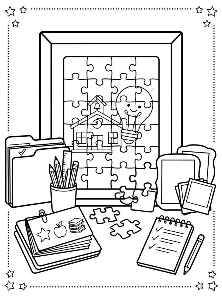 Kleurplaten van Foto's (Gratis PDF Printables) 26 - gratis kleurplaat om te printen