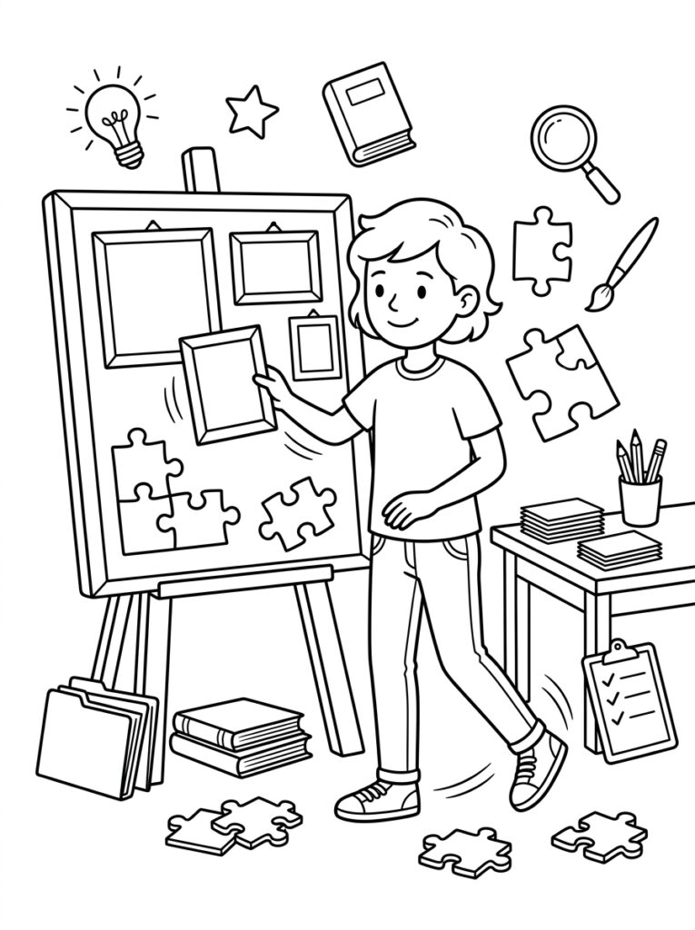 Kleurplaten van Foto's (Gratis PDF Printables) 30 - gratis kleurplaat om te printen