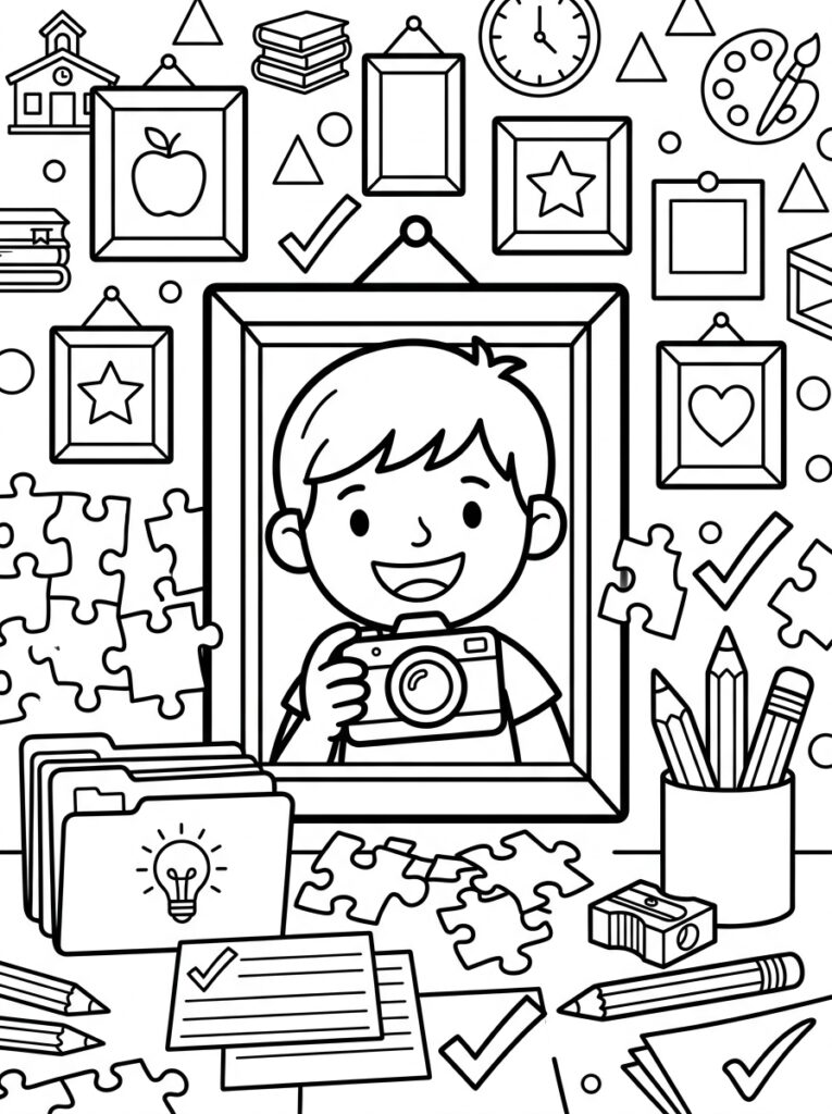 Kleurplaten van Foto's (Gratis PDF Printables) 35 - gratis kleurplaat om te printen