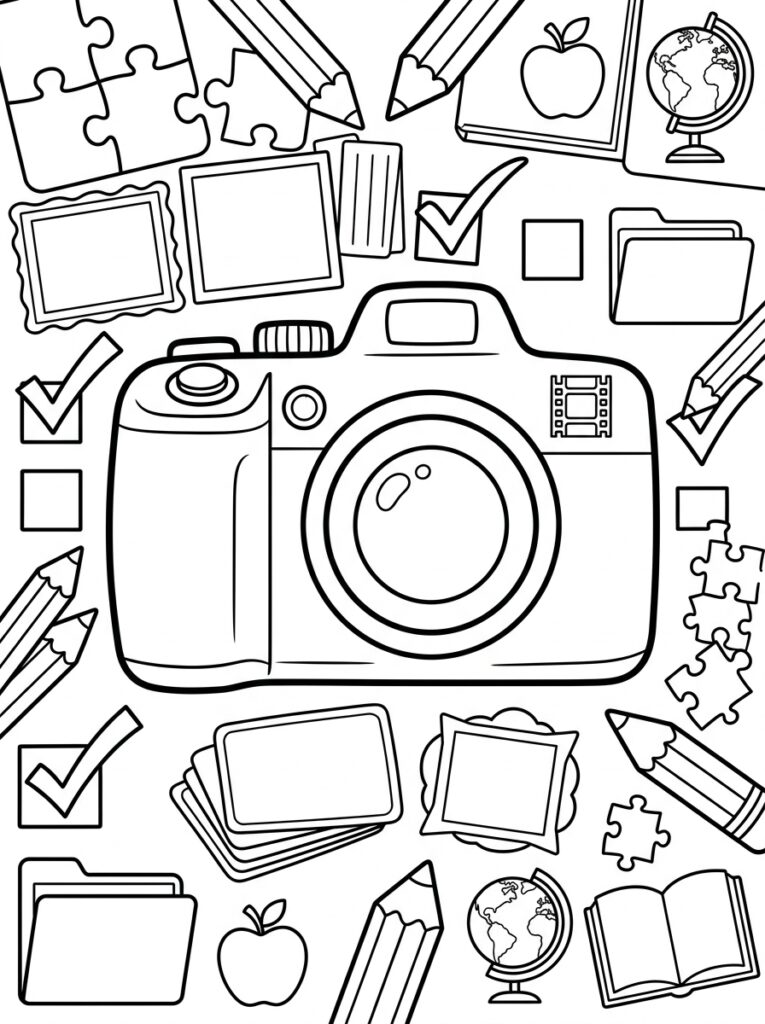 Kleurplaten van Foto's (Gratis PDF Printables) 36 - gratis kleurplaat om te printen